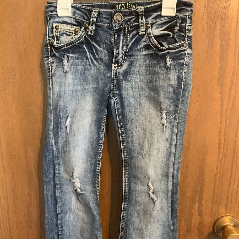 ZCO distressed girls jeans size 8